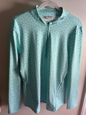 Sigrid Olsen long sleeve zip up jacket